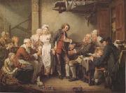 The Village Betrothal (mk05) Jean Baptiste Greuze